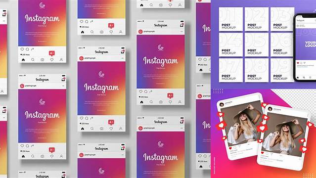 6618+ Mockup Feed Instagram Download Customizable PSD