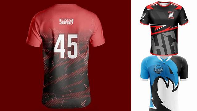 6619+ Esports Jersey Psd Include TIFF