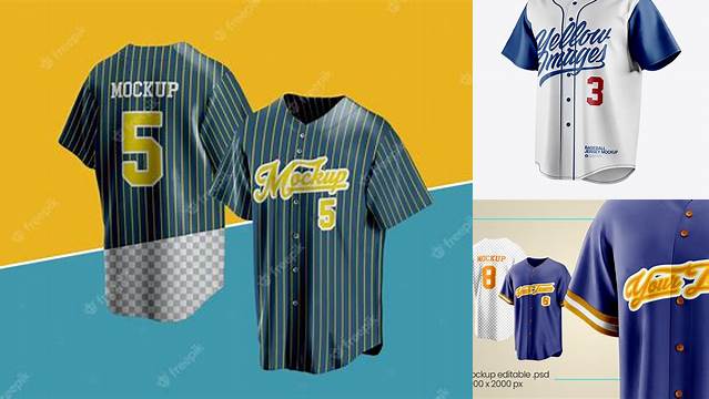 6621+ Free Baseball Jersey Mockup Free PSD