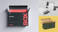 6623+ Free Open Card Box Mockup Creative Design Resource