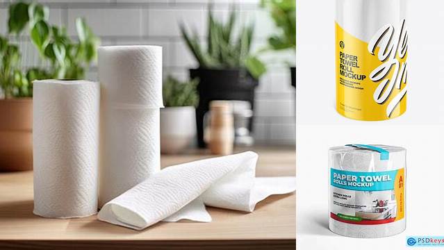 6626+ Paper Towel Mockup Easy-to-Edit Photoshop Freebie