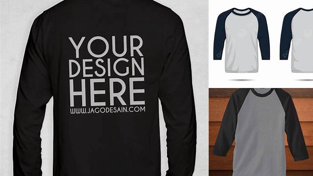 6628+ Mockup Kaos Raglan Lengan Panjang Cdr Download Free PSD