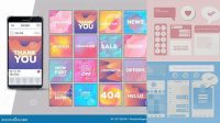 6630+ Social Network Mockup Include TIFF