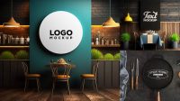 6634+ Restaurant Logo Mockup Easy Editable