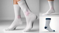 6636+ Sock Mockup Generator Smart Object PSD