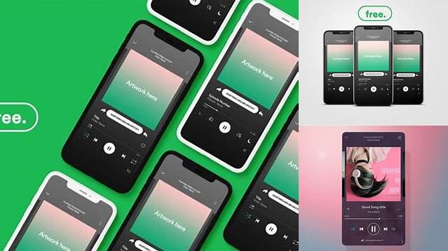 664+ Spotify Mockup High-Quality PSD Files