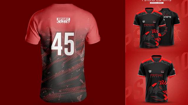 6645+ Esports Jersey Psd PSD Download