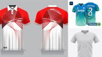 6645+ Mockup Jersey Polos Cdr Layered Photoshop Template