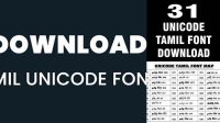 6651+ Tamil Unicode Fonts Collection Zip For Free Download