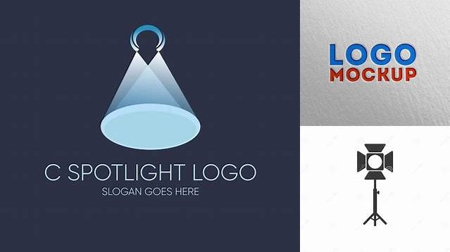 6654+ Studio Spotlight Logo Mockup Free Download Elegant Free Template