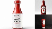 6663+ Ketchup Bottle Mockup Include TIFF