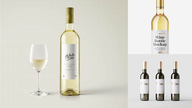 6664+ White Wine Mockup Digital Resource Free Download