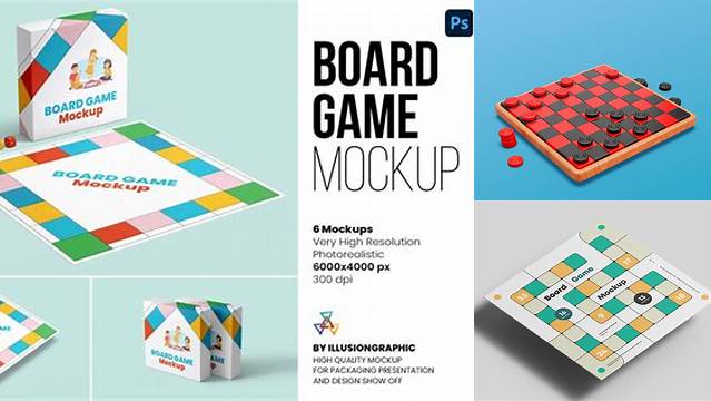 6678+ Board Game Mockup Psd PSD Download