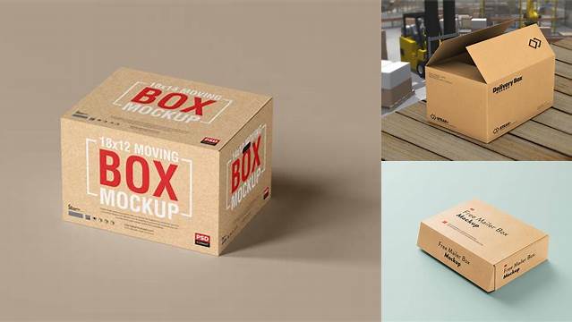 6681+ Delivery Box Mockup Free PSD Free Download