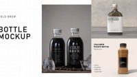 6683+ Cold Brew Bottle Mockup Digital Download