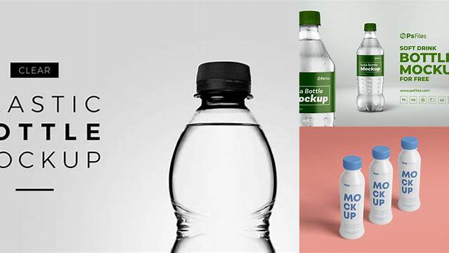 6684+ Plastic Bottle Mockup Customizable PSD Templates