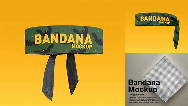 6685+ Bandana Mockup Psd Free Free PSD