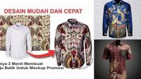 6700+ Mockup Baju Batik Include TIFF