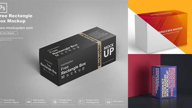 6706+ Rectangle Box Mockup Free Download High-Quality Editable PSD