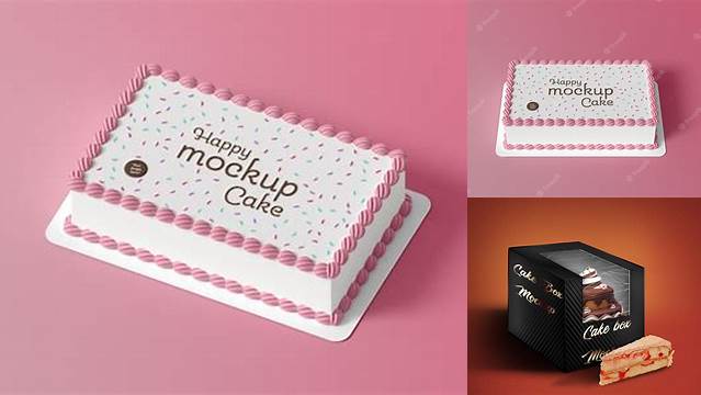 6710+ Cake Mockup Free Editable Mockup PSD