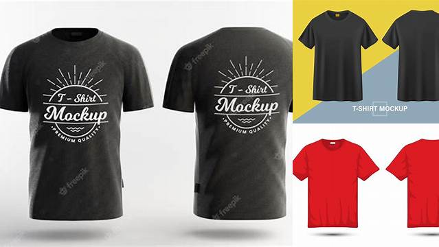 6711+ T-shirt Mockup Front And Back Include TIFF