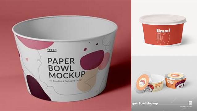 6718+ Paper Bowl Mockup Include TIFF