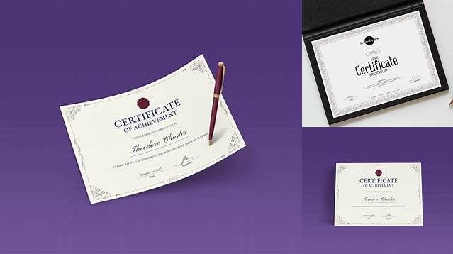 6725+ Certificate Mockup Include TIFF