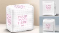 6727+ Diaper Packaging Mockup Easy Editable