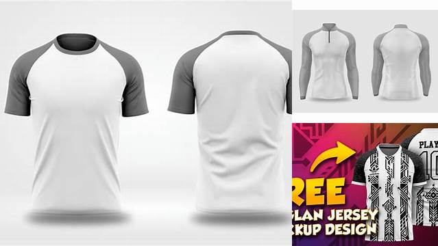 6728+ Mockup Raglan Cdr Include TIFF