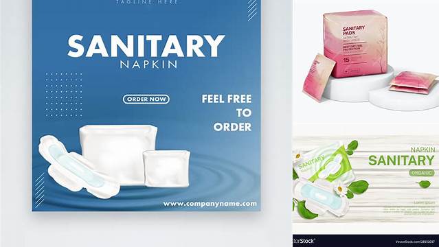 6733+ Sanitary Napkin Mockup Free High-Quality Editable PSD