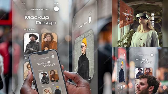 6761+ Augmented Reality Mockup Psd Editable Photoshop File