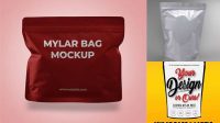 6764+ Mylar Bag Template Psd Free PSD