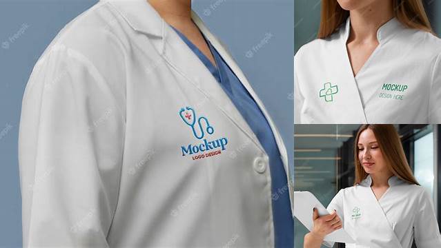 6766+ Lab Coat Mock Up Free PSD