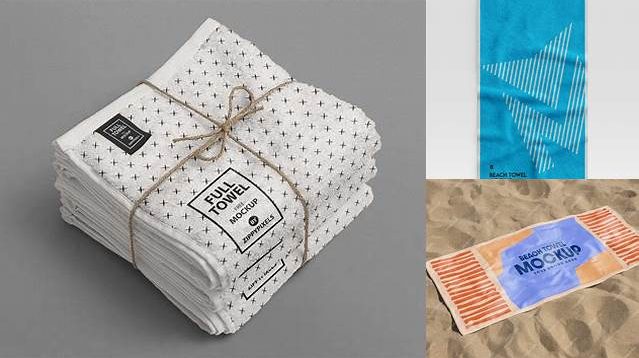 6767+ Beach Towel Mockup Free Elegant and Stylish Free PSD