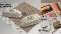 6775+ Sandwich Paper Mockup Free High Resolution