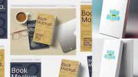 6776+ Free Online Book Mockup Generator Smart PNG Image