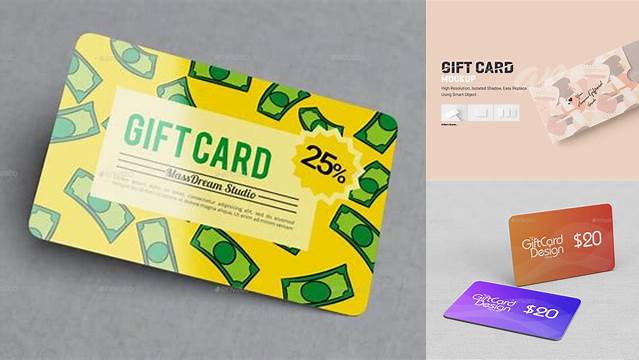 6776+ Gift Card Mock Up Easy Editable