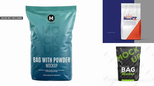 6776+ Powder Bag Mockup Exclusive Free PSD