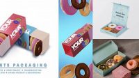 6778+ Donuts Mockup Editable Design File