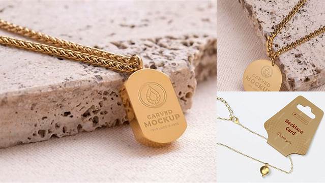 6785+ Necklace Mockup High-Resolution PSD Download