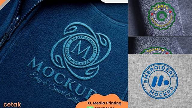 6797+ Mockup Bordir Free PSD