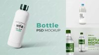 6811+ 500ml Bottle Mockup Modern Design PSD