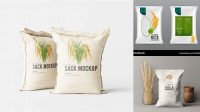 6811+ Rice Packaging Mockup Free Fully Layered Photoshop Freebie