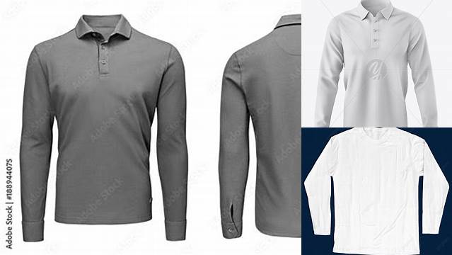 6815+ Mockup Polo Lengan Panjang Free Editable PSD