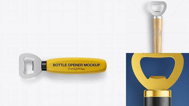 6818+ Bottle Opener Mockup Include TIFF