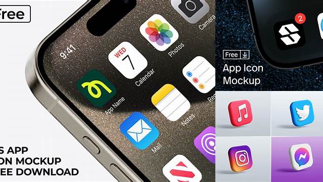 6818+ Mockup App Icon Free Mockup Templates