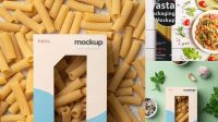 6819+ Mockup Pasta Packaging Editable Photoshop File