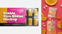 6820+ Bubble Gum Mockup High-Quality PSD Files