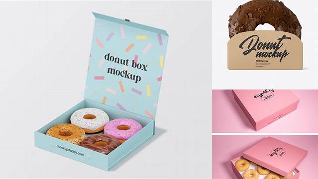 6830+ Donut Mockup Smart PNG Image