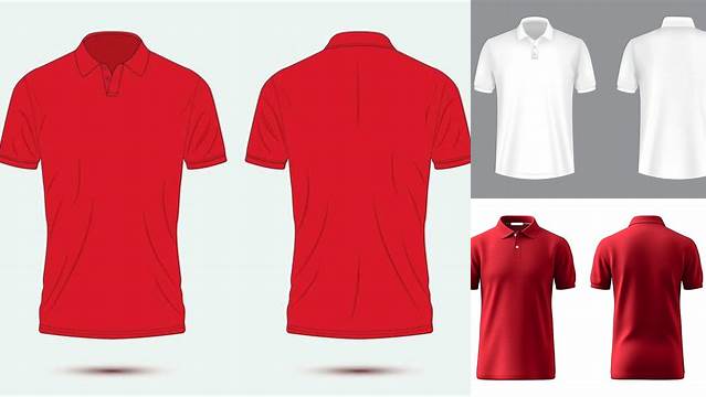 6832+ Polo Shirt Mockup Front And Back Best for Showcase